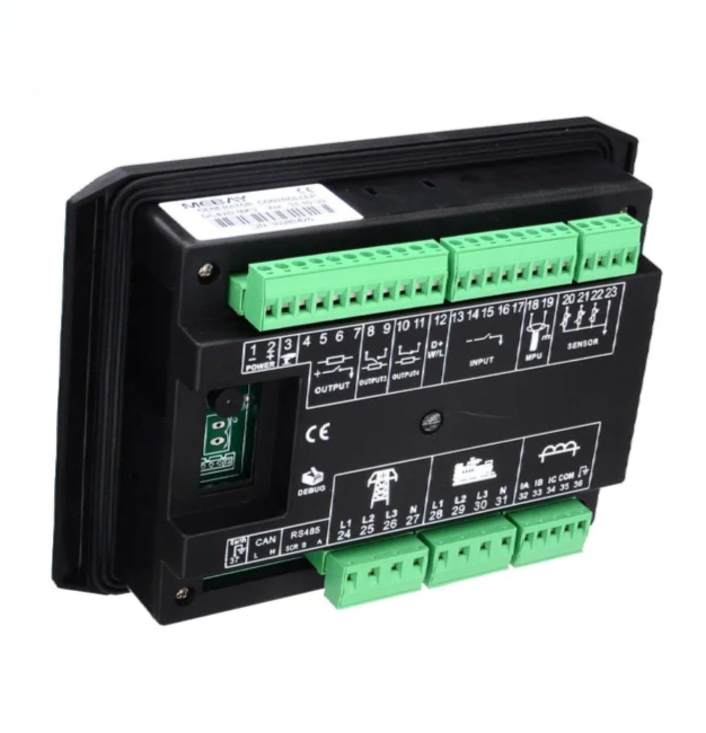 Original MEBAY Generator Controller DC42D MK3 replaced by DC42D MK4 Controller Module Genset Parameters