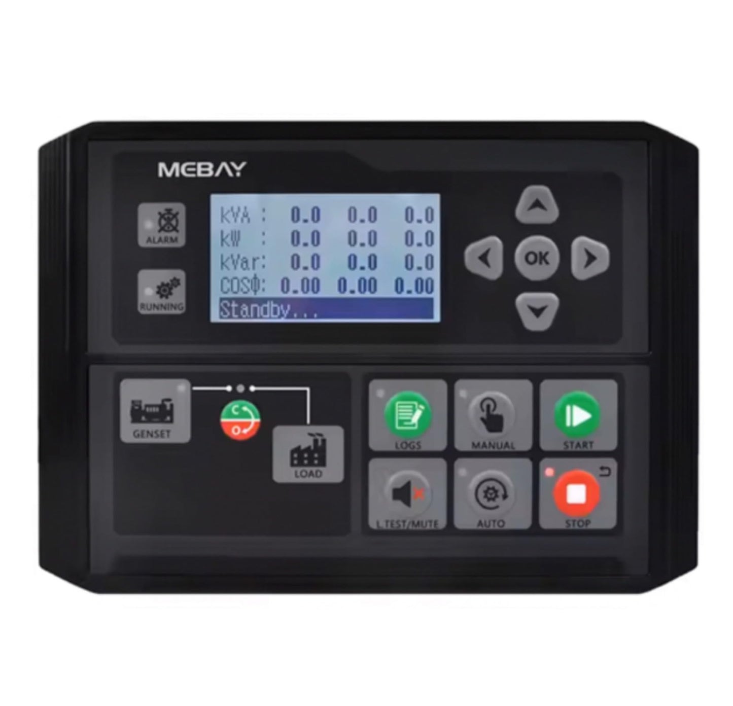 Original Mebay DC40DR MK4 Diesel Generator Parts Genset Controller Module Panal