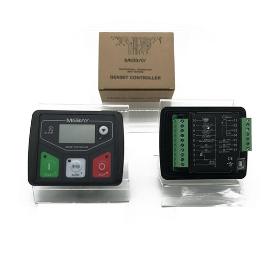 Genuine Mebay Generator Control Module - DC30D Automatic Genset Controller Panel, High-Resolution Intelligent Generator Set Controller for Power Management