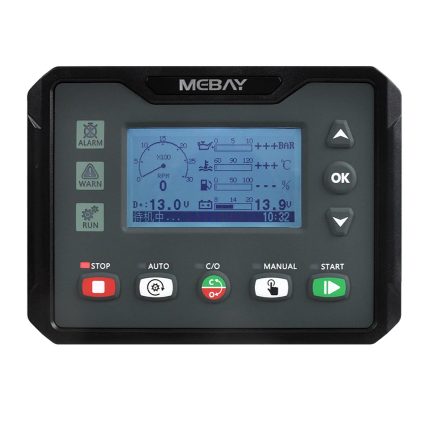 Original Mebay DC40C Engine Generator Controller Panel Generator Spare Parts