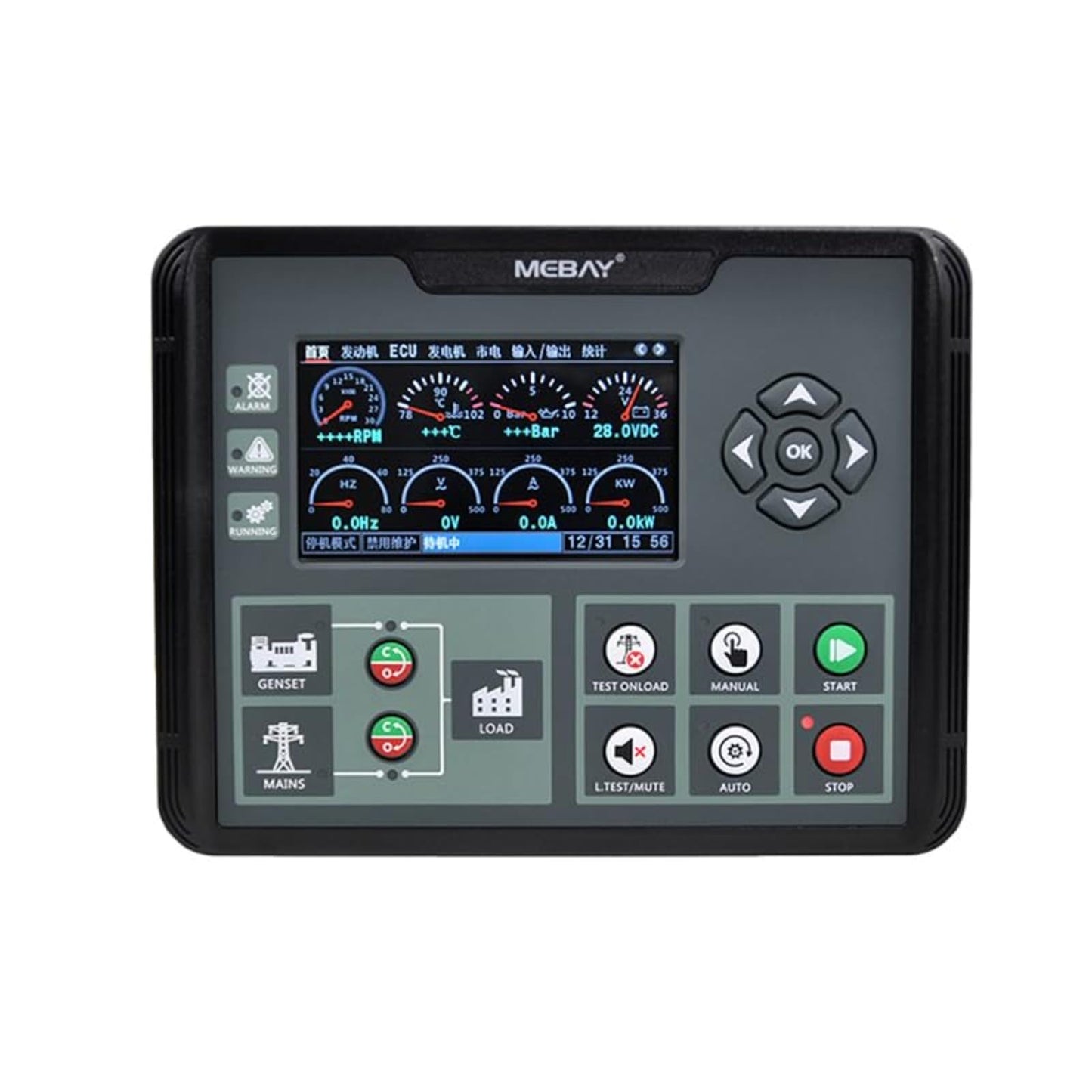 Original MEBAY DC72D MK2 Replaced by DC72D MK3 Genset Engine Control Module Panel AMF Automatic Switching ATS