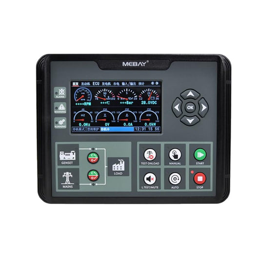 Original MEBAY DC72D MK2 Genset Engine Control Module Panel AMF Automatic Switching ATS