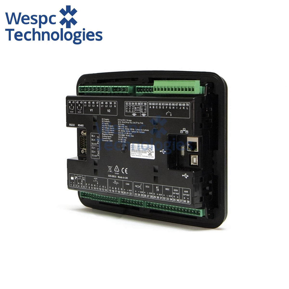 Original Deep Sea DSE8620 MKII AMF Synchronising Auto Mains Failure Load Share Control Module