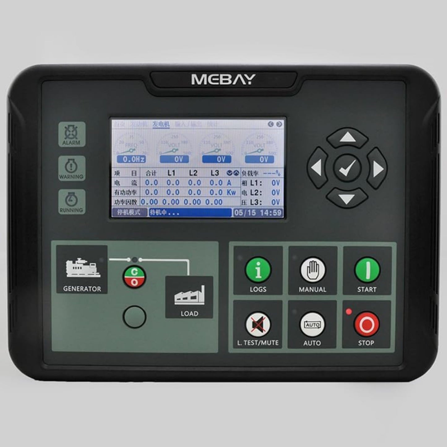 Original Mebay DC80D MK3 Generator Start Stop Controller AMF Control Unit RS485