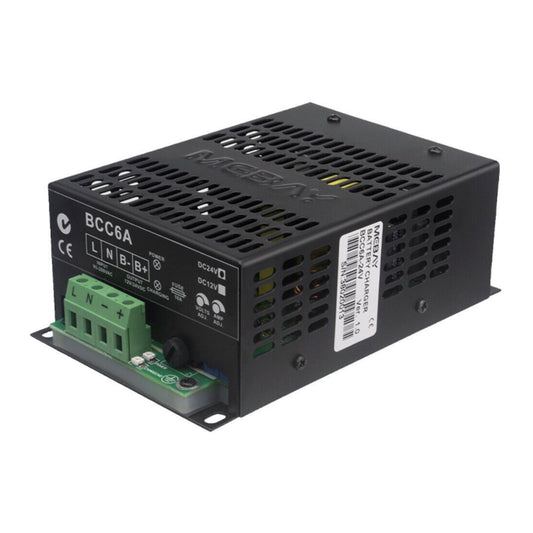 Original Mebay BCC6A 12V 24V Lead Acid Battery 3-Stage Float Automatic Charger