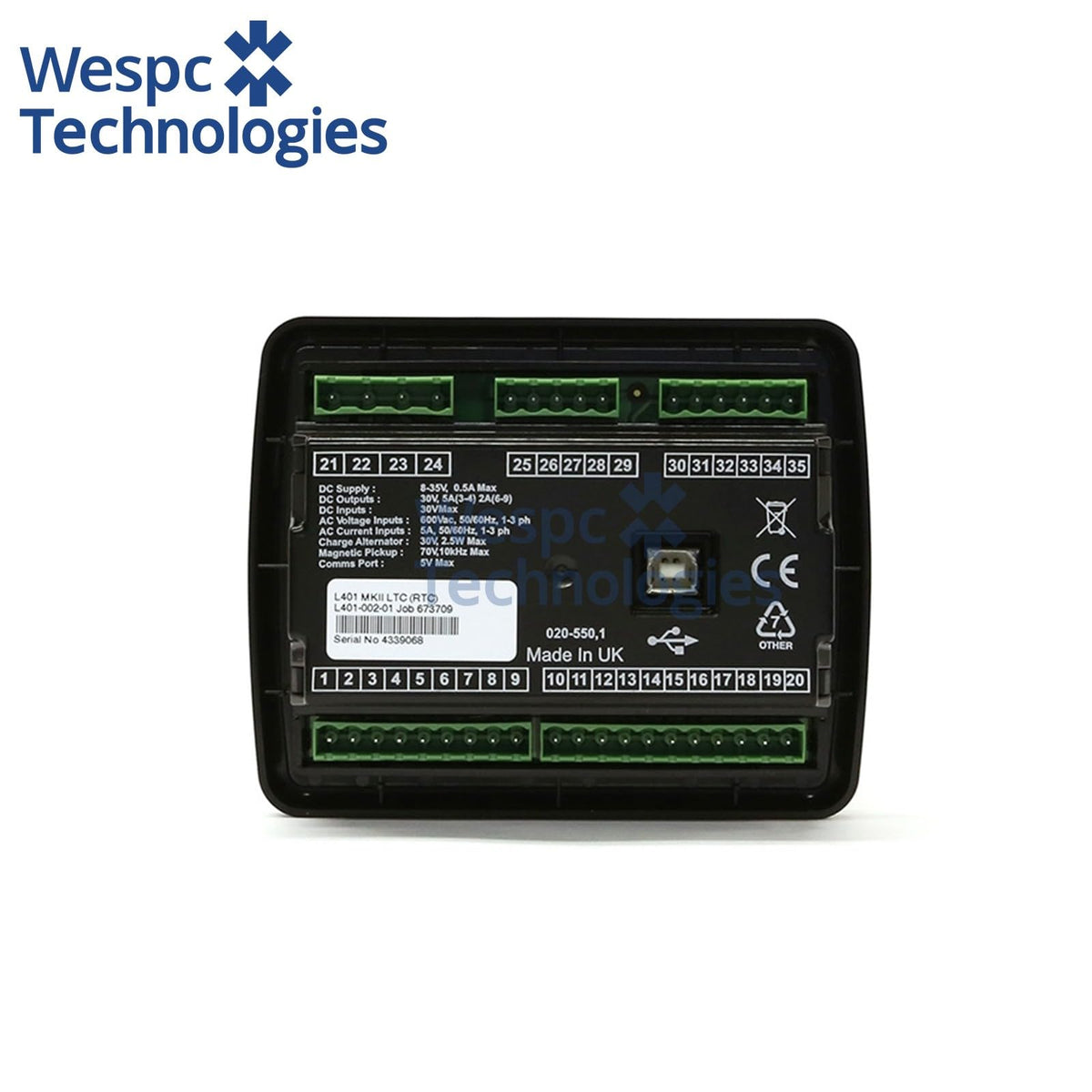 Original DeepSea DSEL401 MKII Intelligent Lighting Tower Controller Control Module