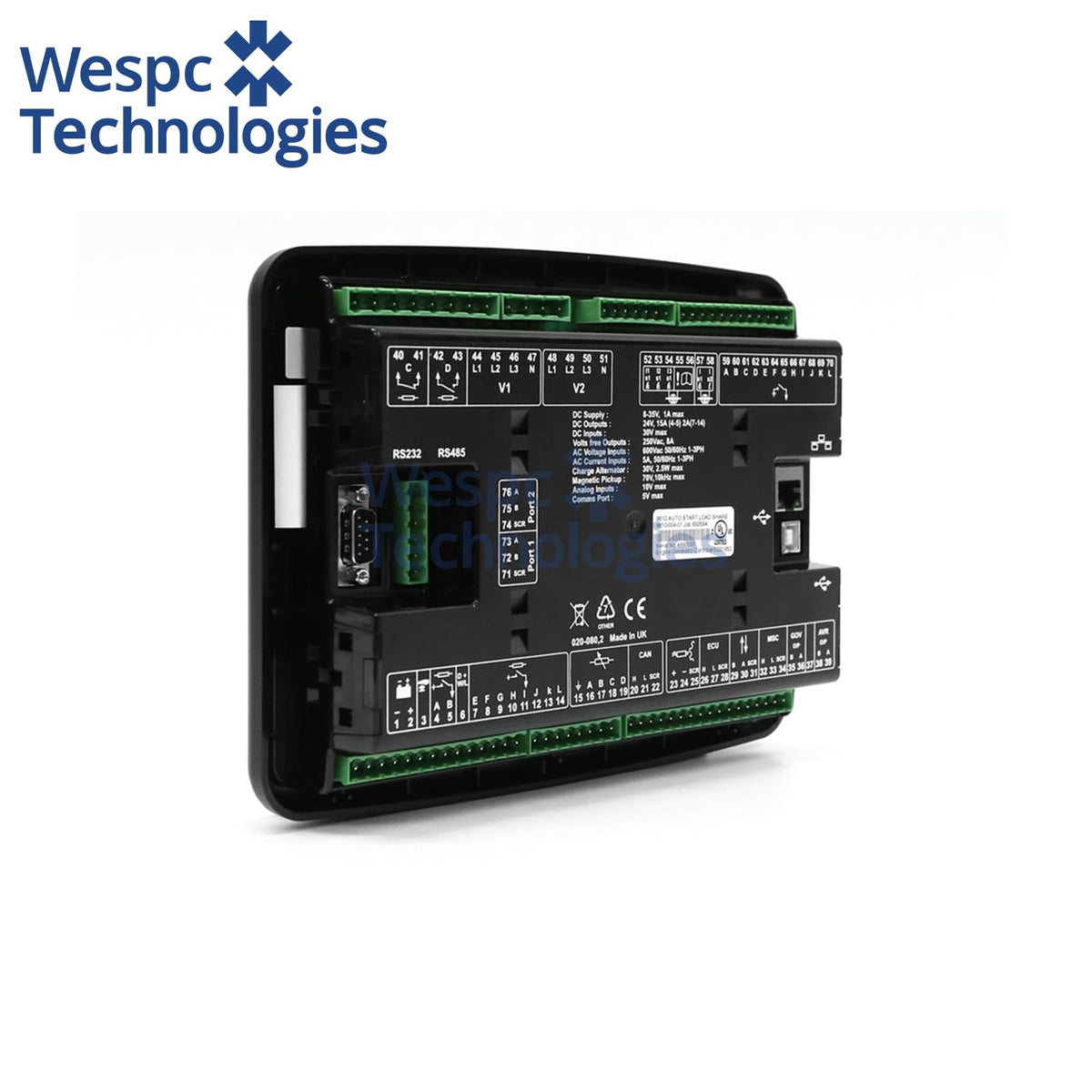 Original Deep Sea DSE8610 MKII Synchronising  Load Sharing Controller Multi-Genset Parallel Auto Start Module