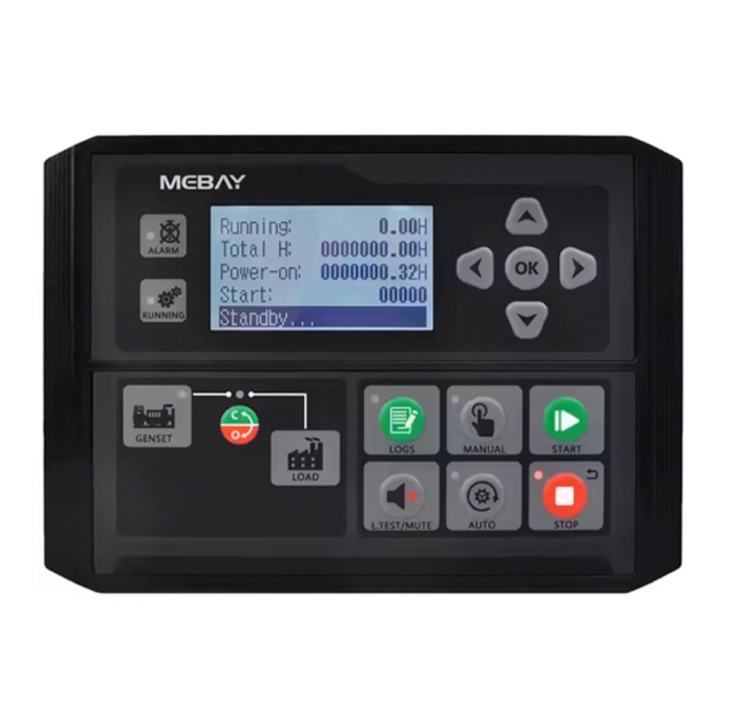 Original Mebay DC40DR MK4 Diesel Generator Parts Genset Controller Module Panal