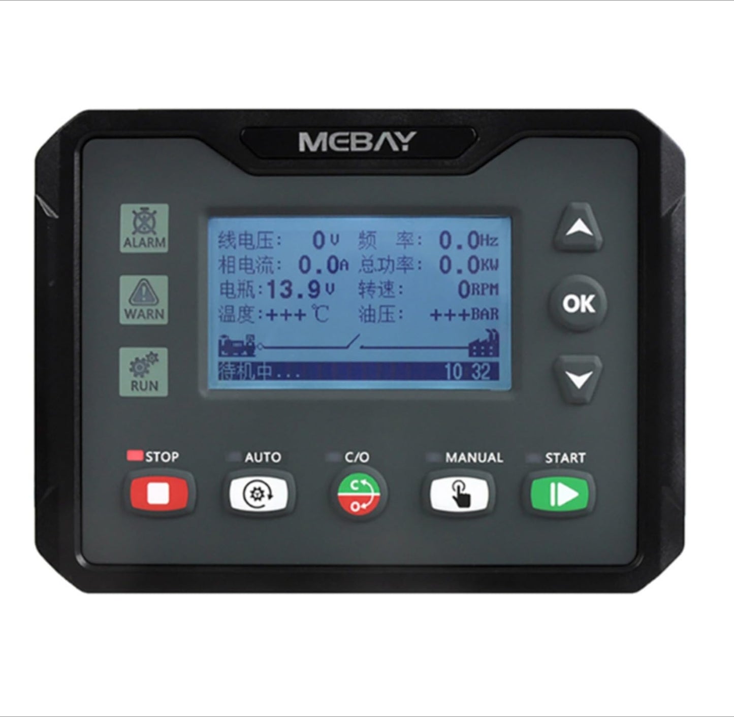 Original Mebay DC40CR RS485 Generator Controller Panel Generator Spare Parts