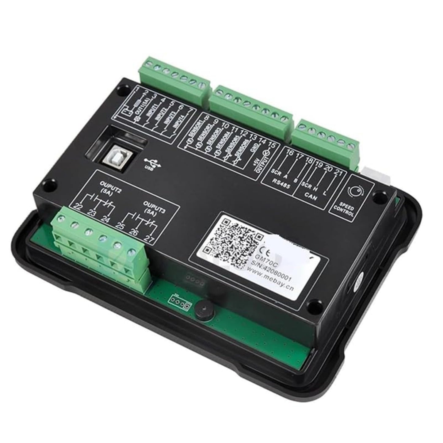 Genuine MEBAY GM70C Engine CAN Bus Meter Diesel Generator Engine Control Module