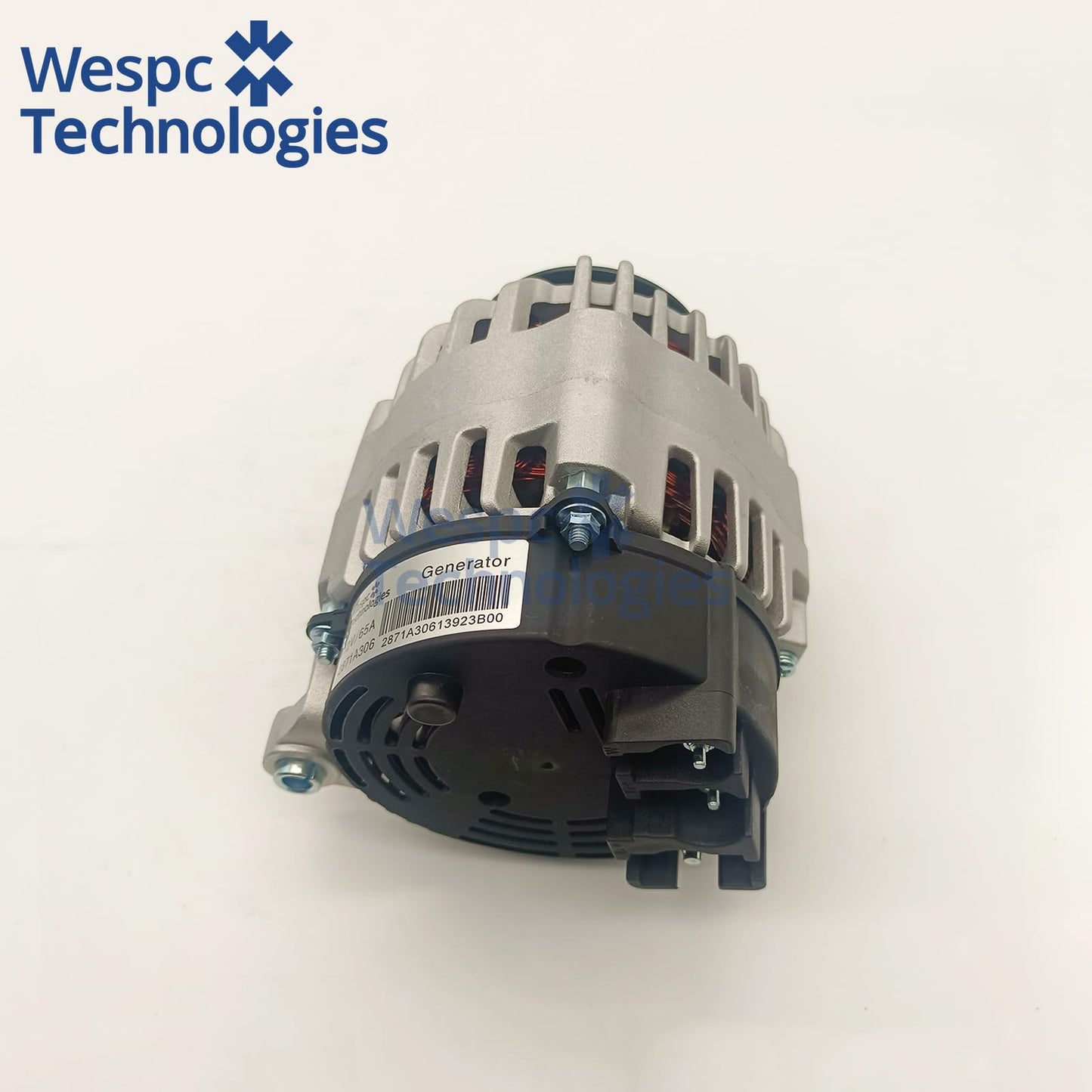 WESPC 2871A306 Alternator 12V 10T for Perkins 1104D-E44T 1104D-E44TA 1106A-70T 1106D-E66TA Diesel Engines