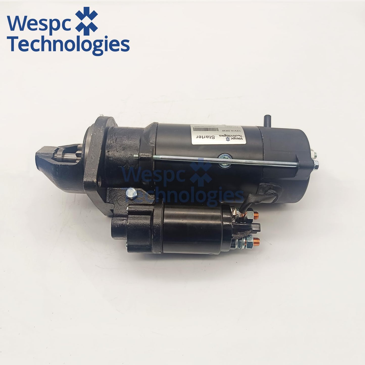 WESPC T410861 Starter Motor 12V 10T for Perkins 1104D-E44T 1104D-E44TA 1106A-70T 1106D-E66TA Diesel Engines