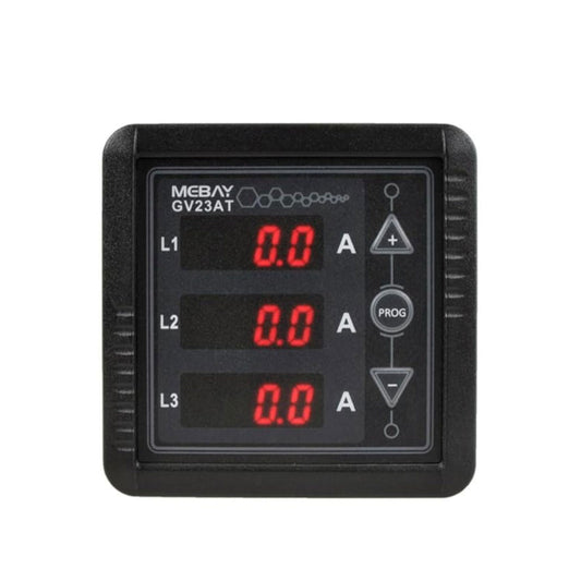Original MEBAY GV23AT MKII Three Phase Digital Ammeter LED Display AC Current Panel Meter