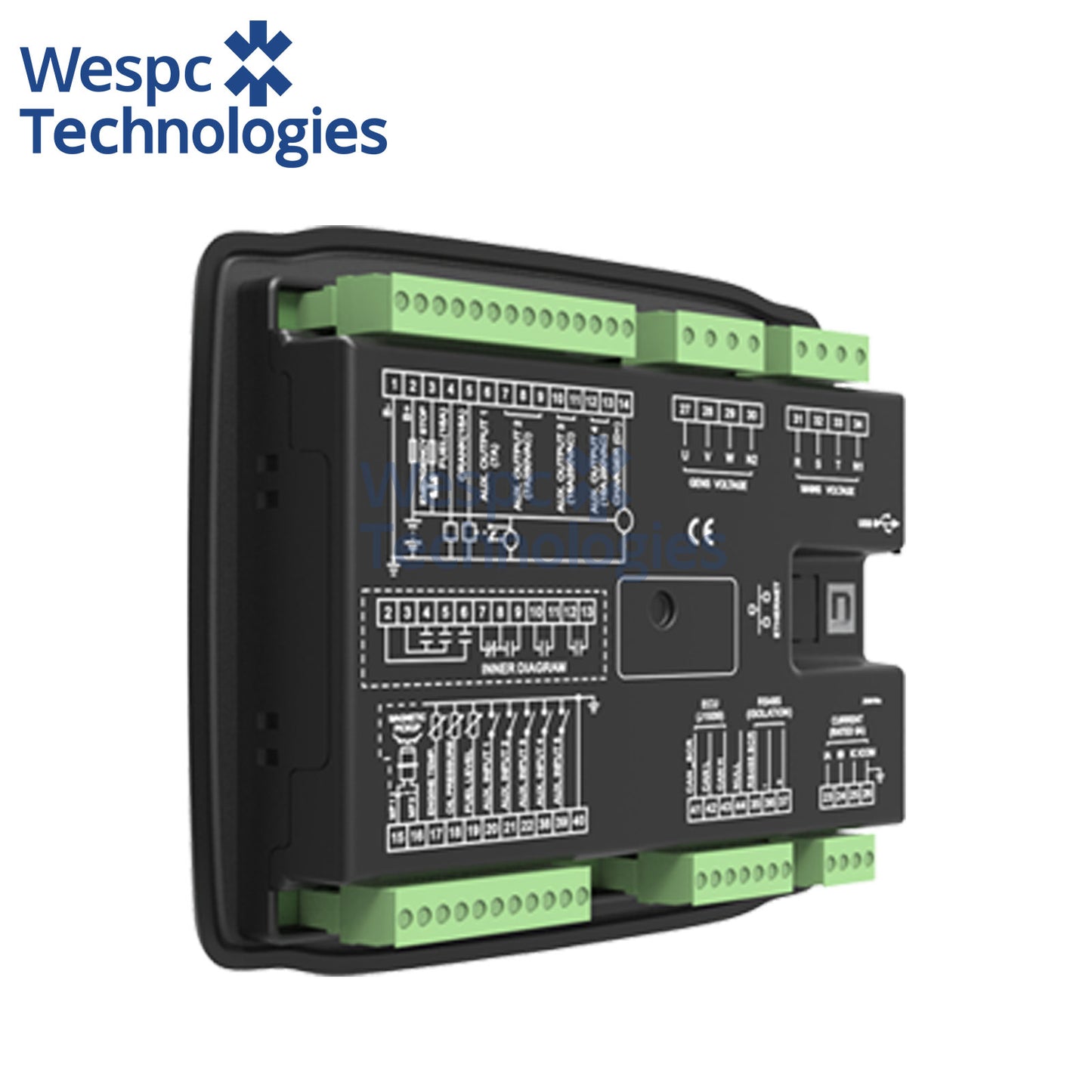 Original SmartGen HGM6110NC Generator Controller AMF Auto Start Stop Controller Panel