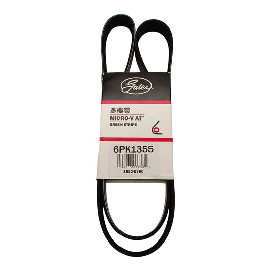 Original Gates 6PK1355 Micro-V Serpentine Belt 6 Ribs 1355mm For Peugeot Citroen Ford Engine Accessory Drive