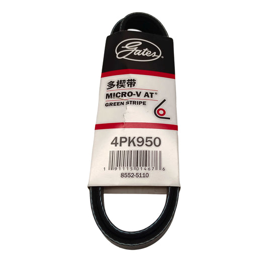Original Gates 4PK950 Micro-V Multi-Rib Serpentine Belt 4 Ribs 950mm For Chevrolet Aveo Daewoo Kalos Hyundai Kia