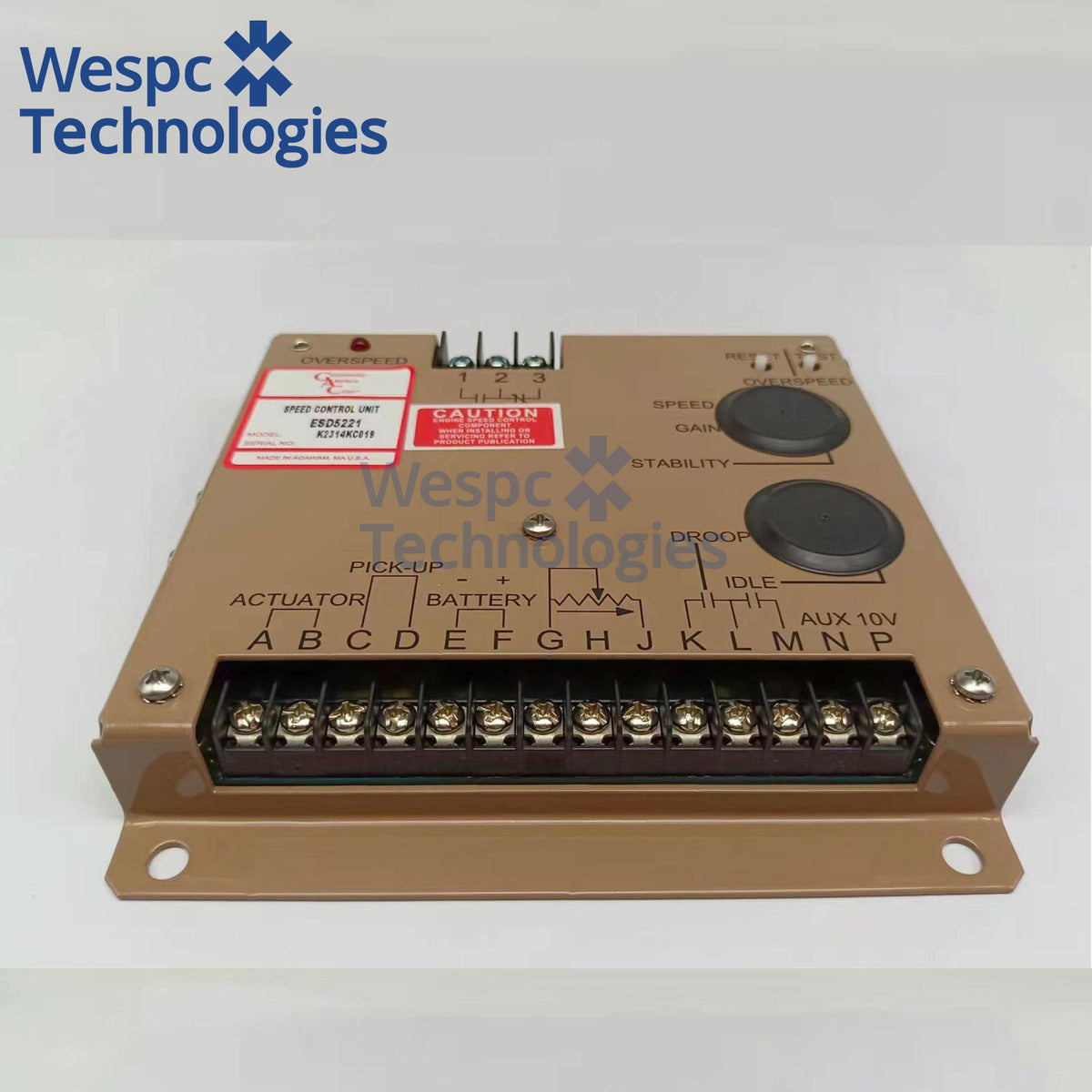 Original GAC ESD5221 Speed Control Unit  Diesel Engine original Speed Controller Governor
