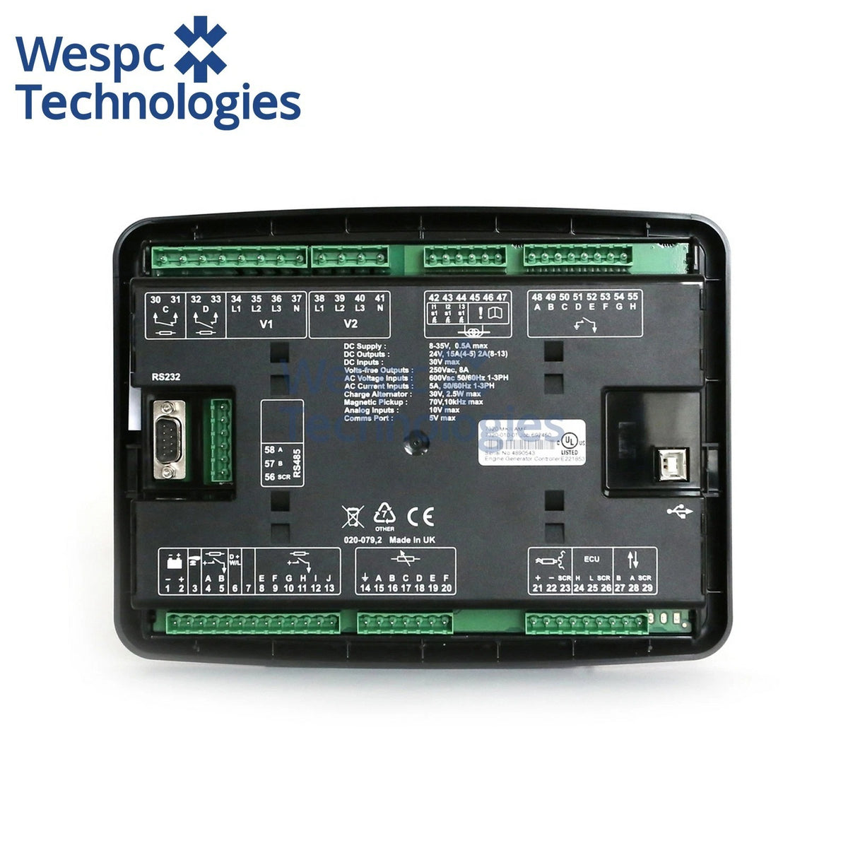 Original Deep Sea DSE7320 MKII AMF Generator Controller Auto Mains Failure Genset Control Module