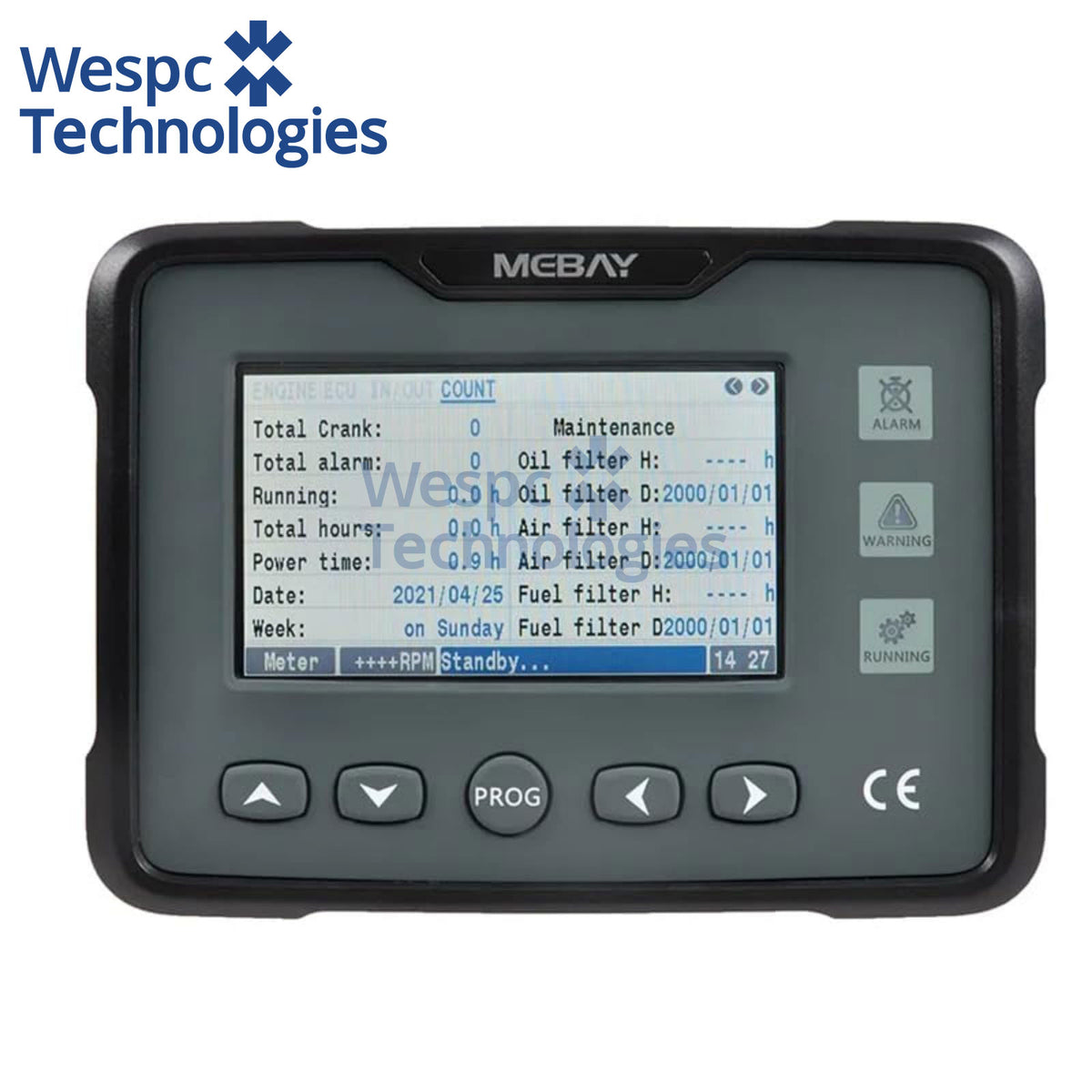 Original Genuine MEBAY GM70C Engine CAN Bus Meter Diesel Generator Engine Control Module