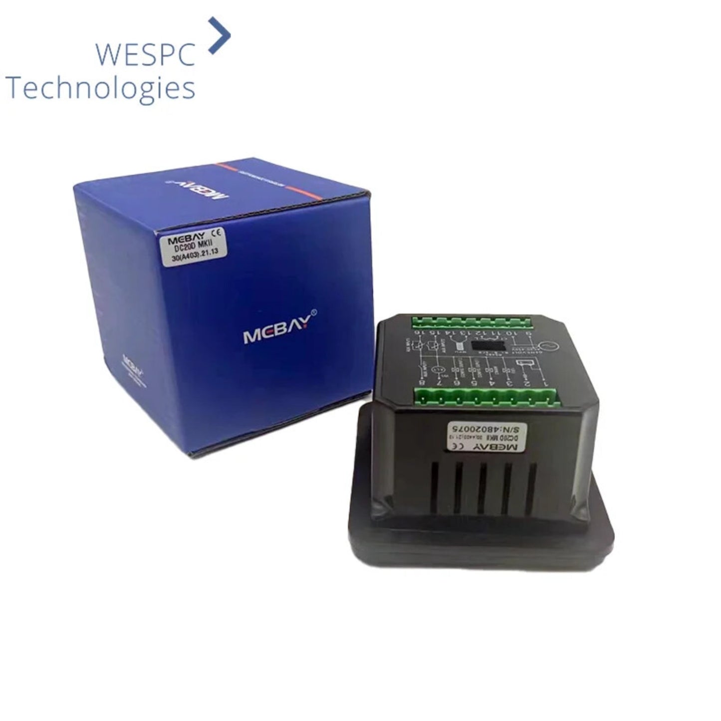 Genuine DC20D MKII Mebay Generator Controller Module Self-starting Control Panel Display