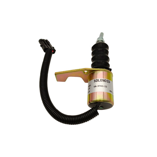 SA‑3742‑12 12V Fuel Shut‑off Stop Solenoid Valve 3932017 For Fit for Cummins Deutz Bosch RSV Solenoid Coil
