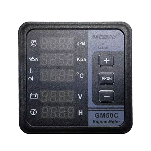 Original Mebay Genuine GM50C Generator Digital Multifunction Meter Engine Battery Voltage