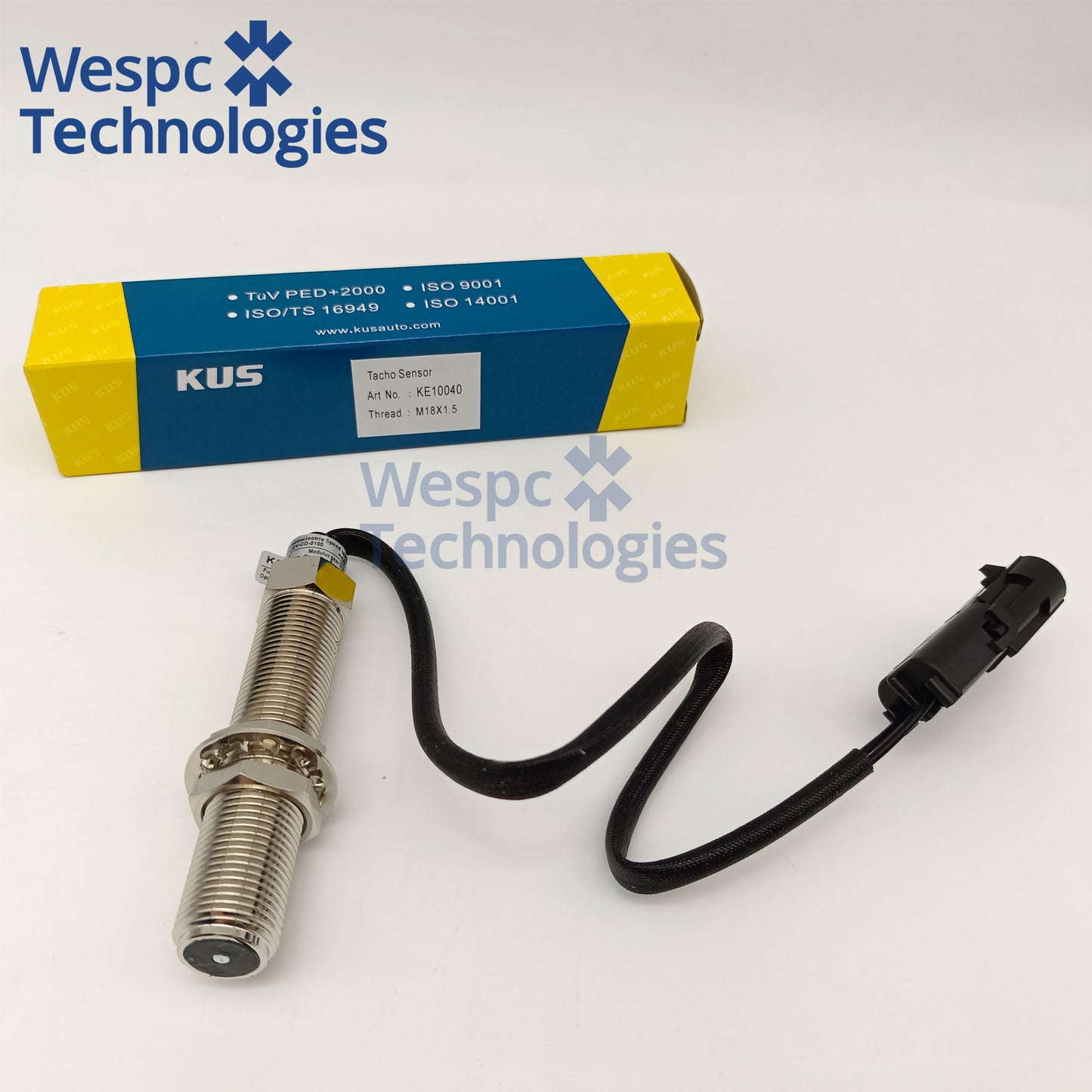 Original KE10040 Magnetoelectric Tacho Sensors M18x1.5 for Tachometer Generator Parts