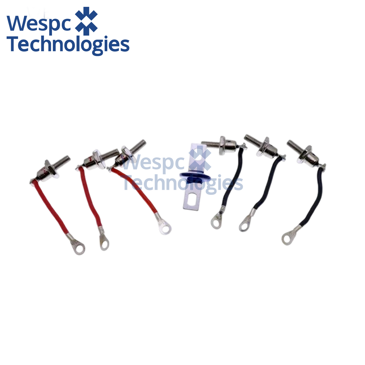 ZX25-12 Rotating Rectifier Diode Kit 6Pcs/Set (3 Positive + 3 Negative) 25A 1200V Bolt Type Diode For RSK2001 Stamford UCI Series