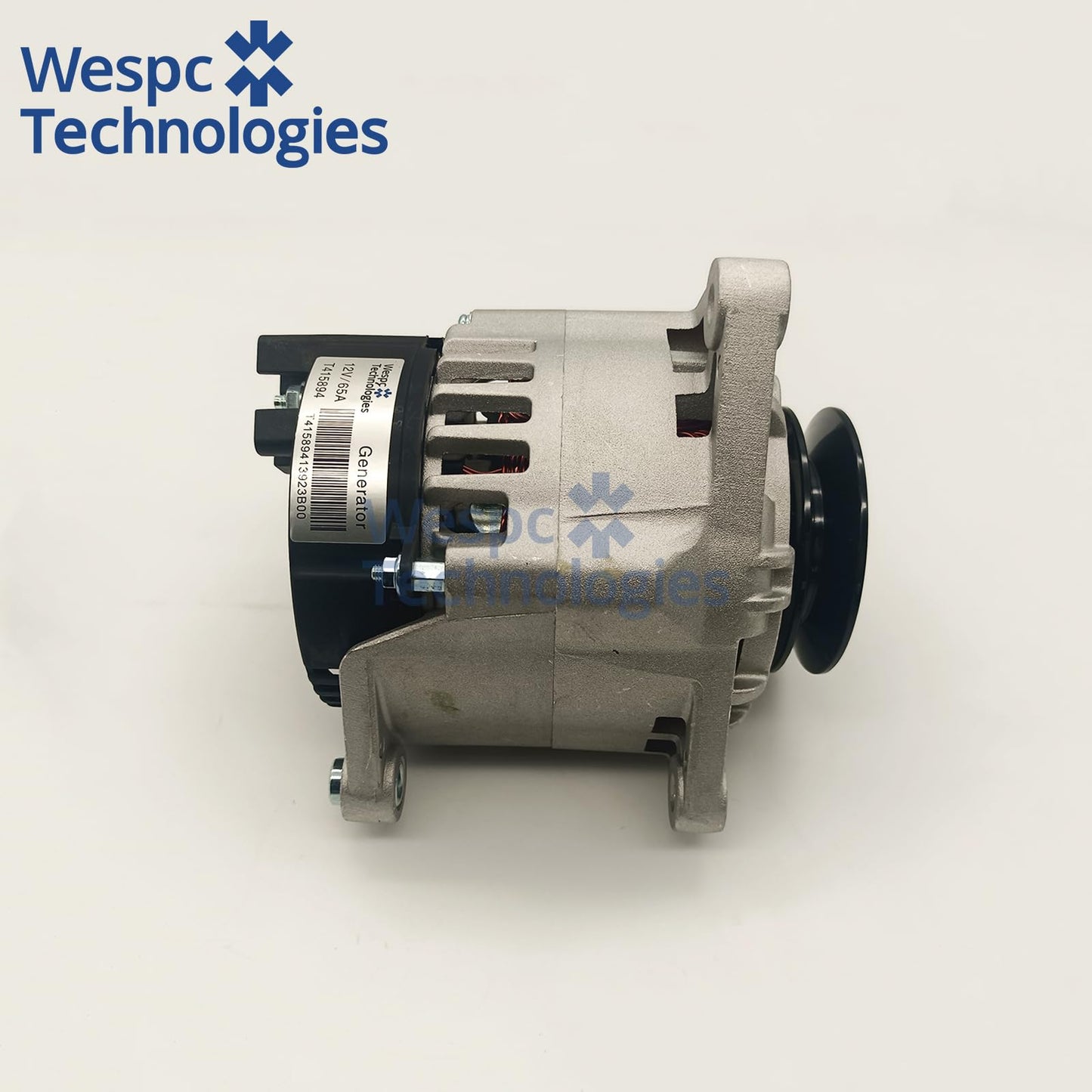 WESPC T415894 Alternator 12V 85A for Perkins 1104D-E44T 1104D-E44TA 1106A-70T 1106D-E66TA Diesel Engines