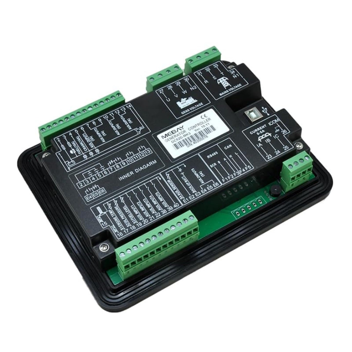 Original Mebay DC50DR MK3 Generator Controller Diesel Genset Control Panel Module