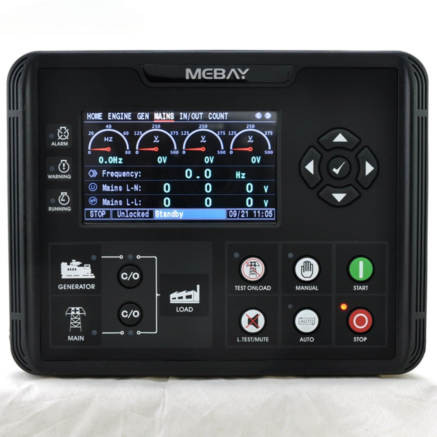 Genuine Mebay DC62D Generator Set Controller for Diesel/Gas Genset Parameters