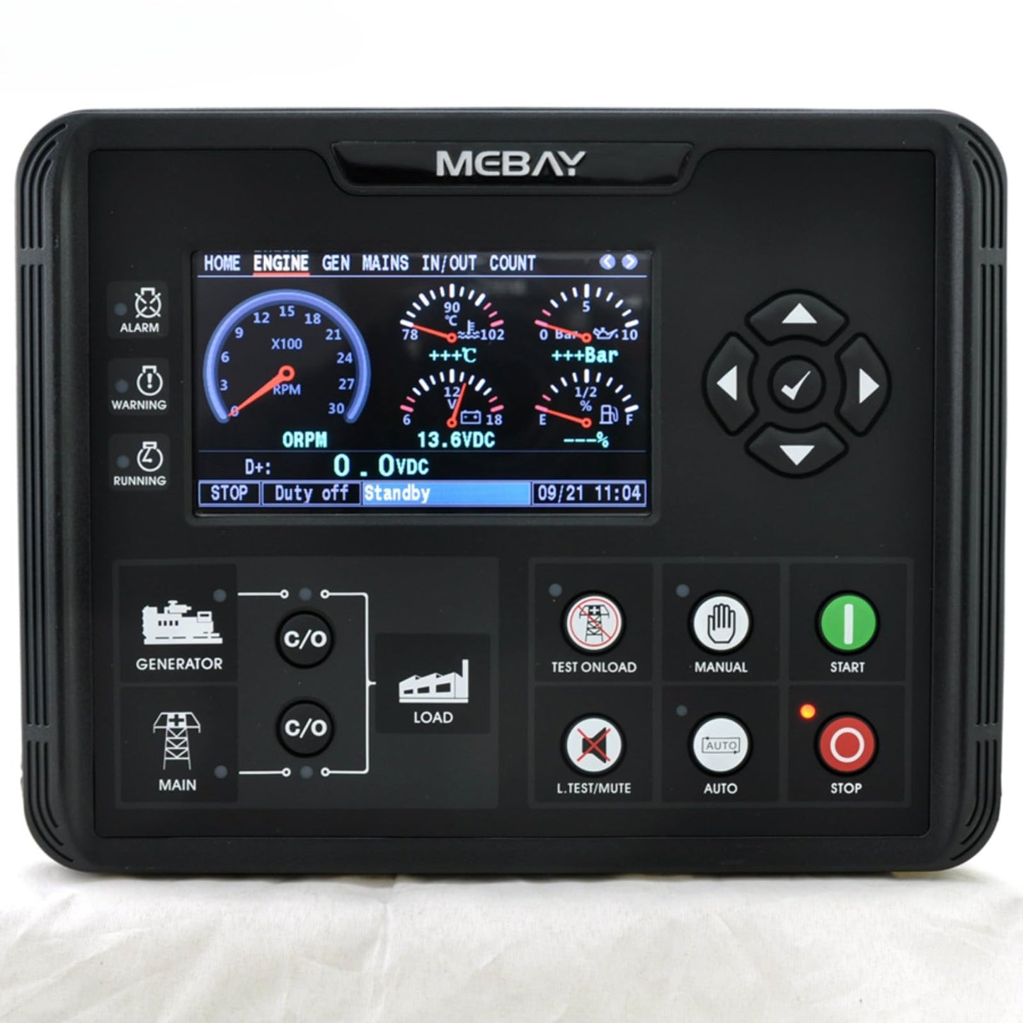 Genuine Mebay DC62D Generator Set Controller for Diesel/Gas Genset Parameters