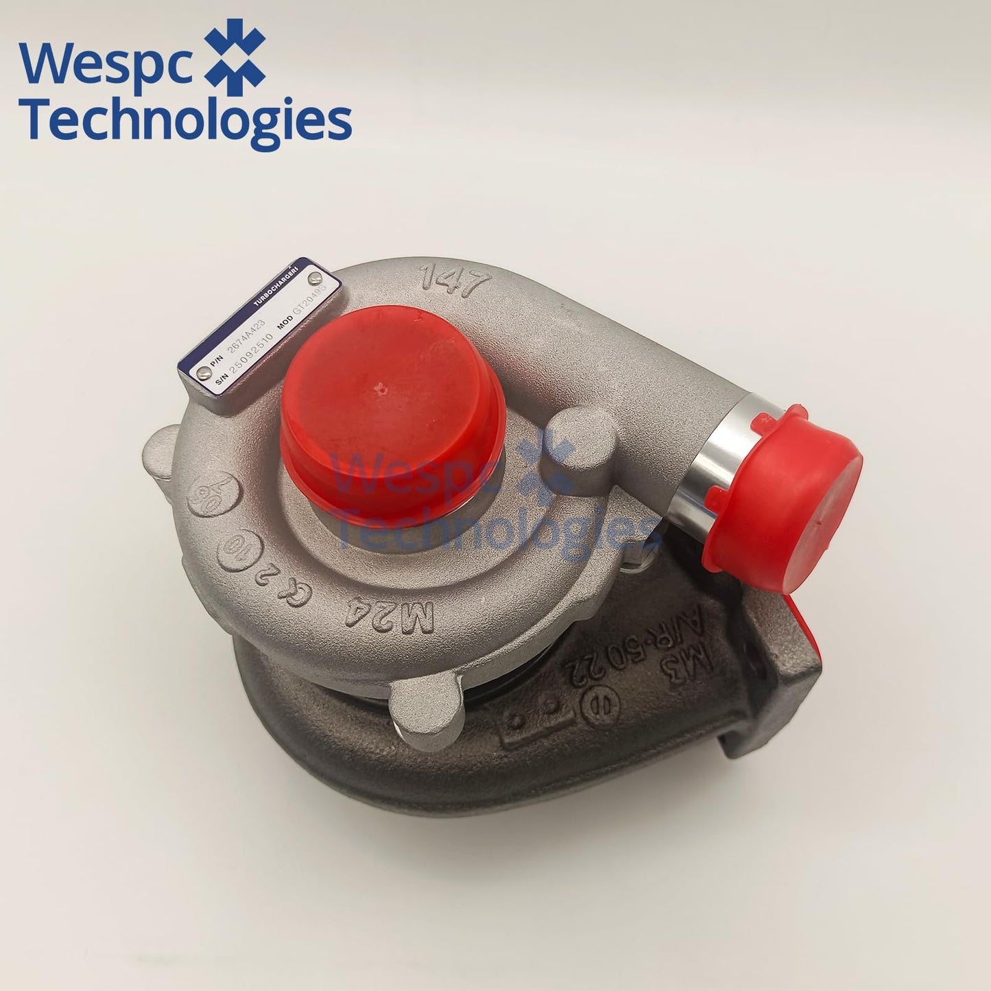 WESPC Turbocharger 2674A423 Diesel Engine Component For Perkins 1103A Gen Set
