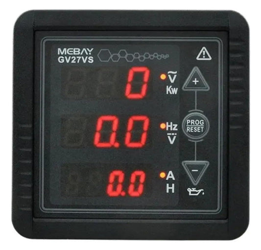 Original Mebay GV27VS Generator Digital Meter Voltage Frequency Current AC
