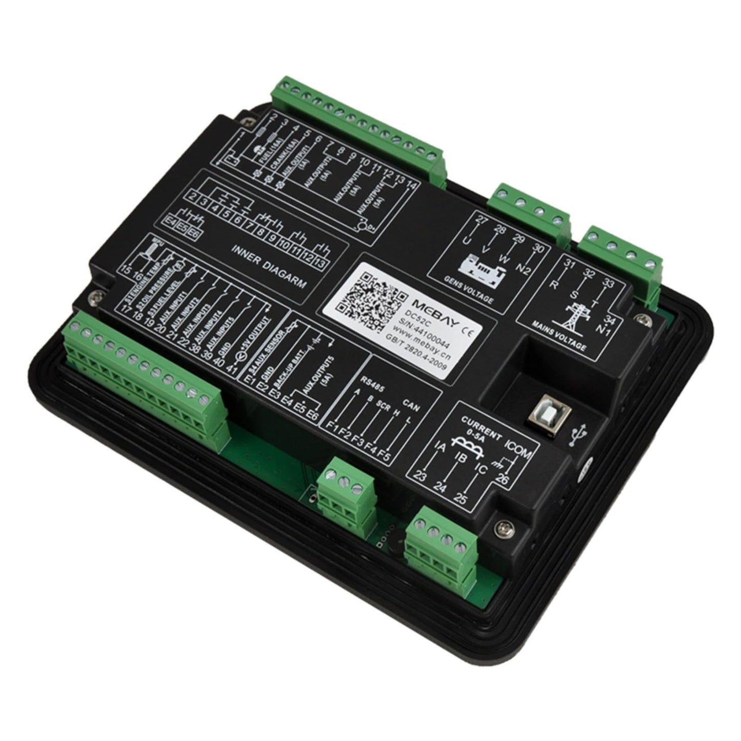 Original DC52C Mebay Controller Diesel Genset Control Panel for Generator