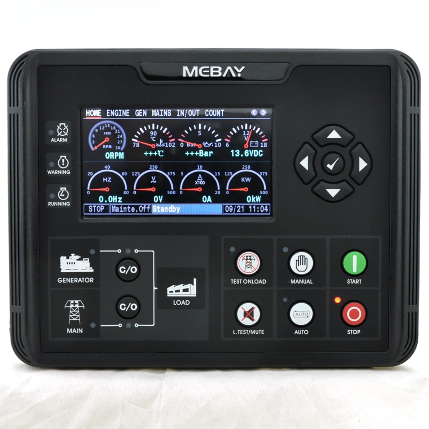 Genuine Mebay DC62D Generator Set Controller for Diesel/Gas Genset Parameters