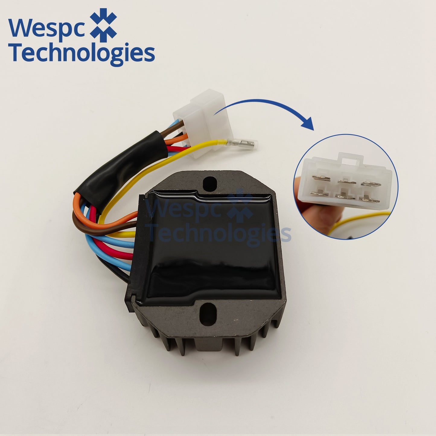 119640‑77710 12V Rectifier Voltage Regulator Cross 119640‑77711 For Yanmar 3TNE74 3D74E Mini Excavator Charging Regulator