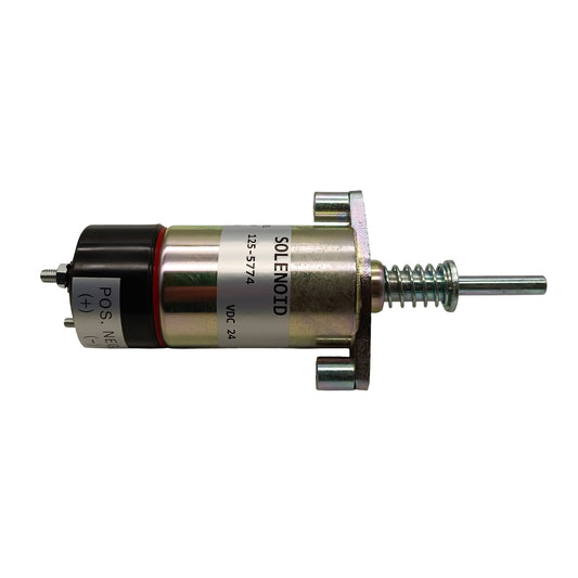 125-5774 24V Fuel Shutoff Solenoid Valve Replace 6T-4121 For CAT 3304 3306 3406B E330B E330C Excavator Diesel Engine Stop Solenoid