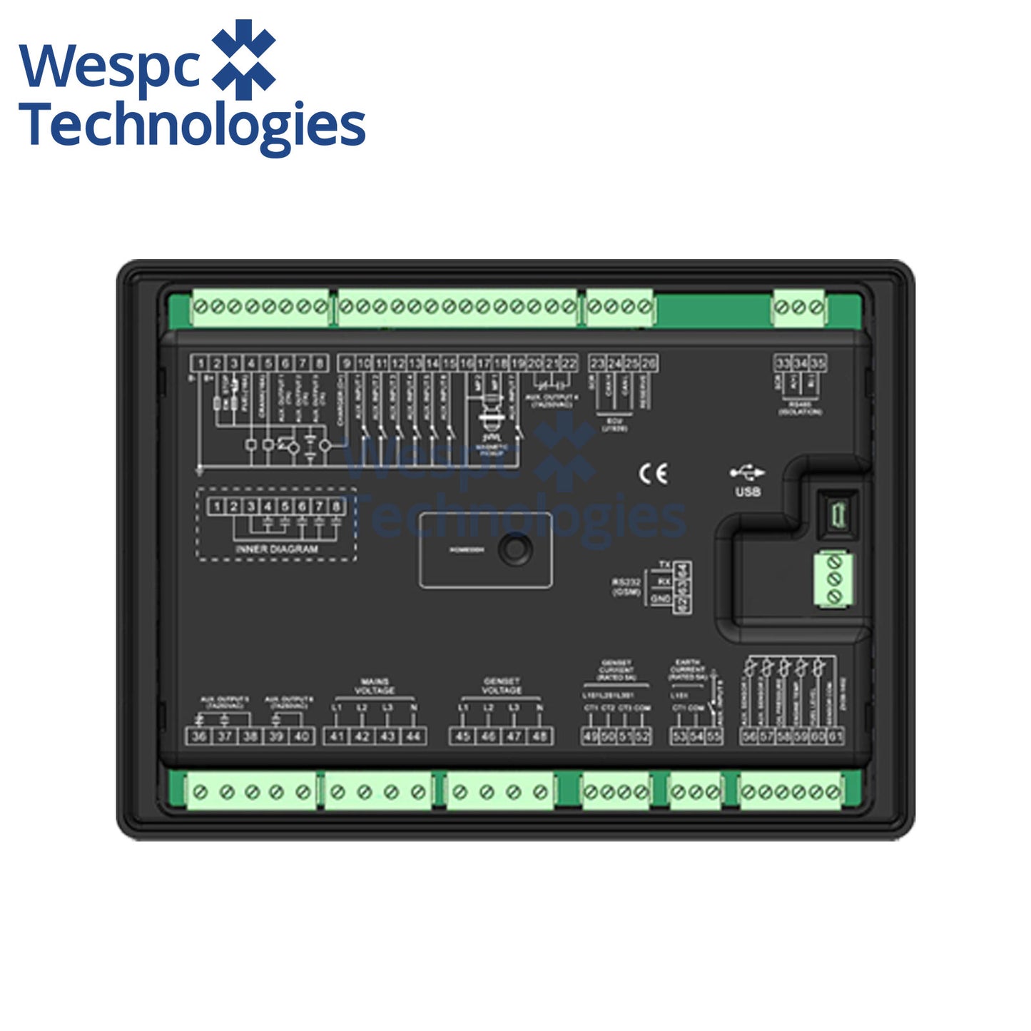 Original Smartgen HGM9310MPU  Genset Controller Auto Start/Stop Controller Module