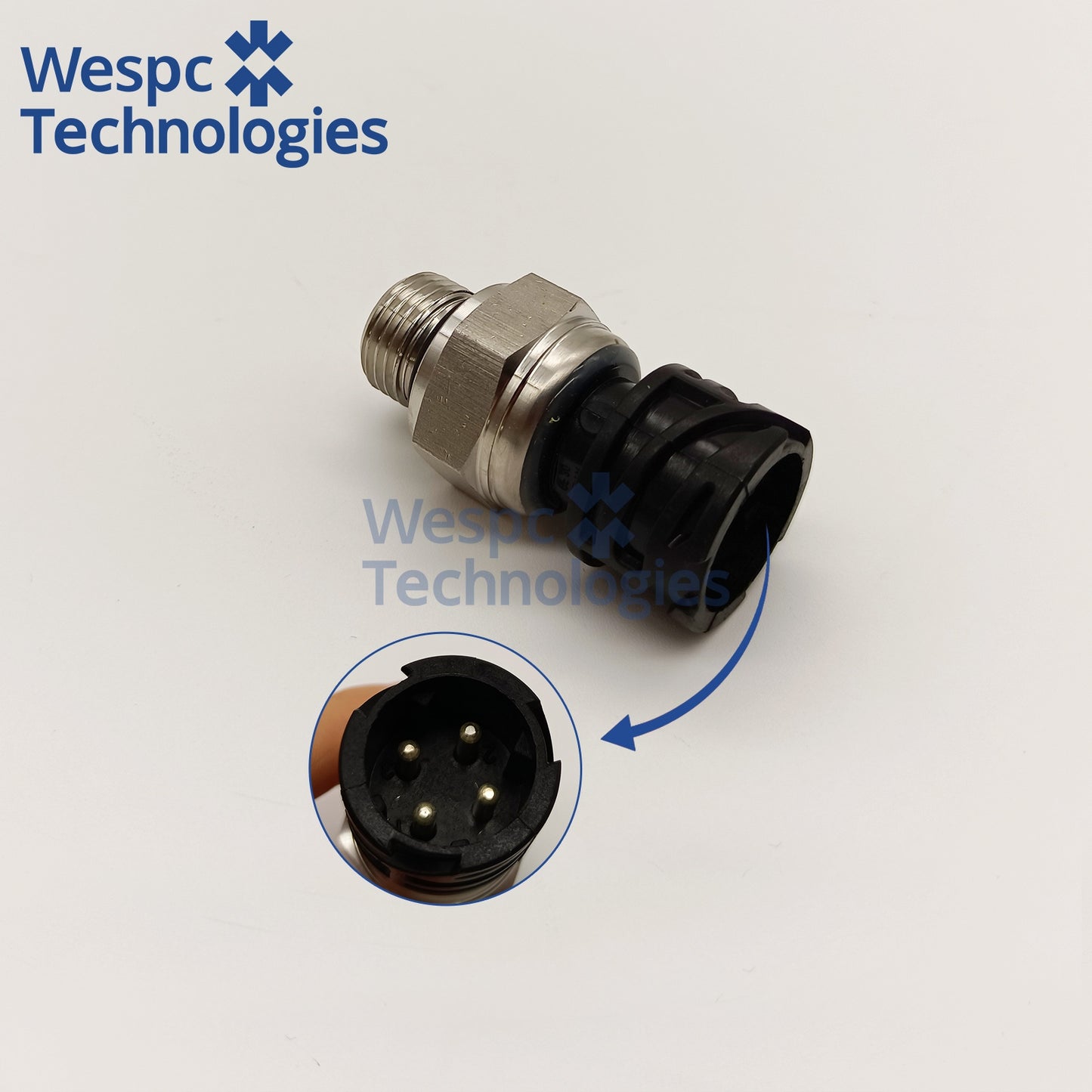 Fuel Oil Pressure Sensor 22899626 Replacement Electrical Spare Part Fits Volvo D11 D12 D13 D16 Engine