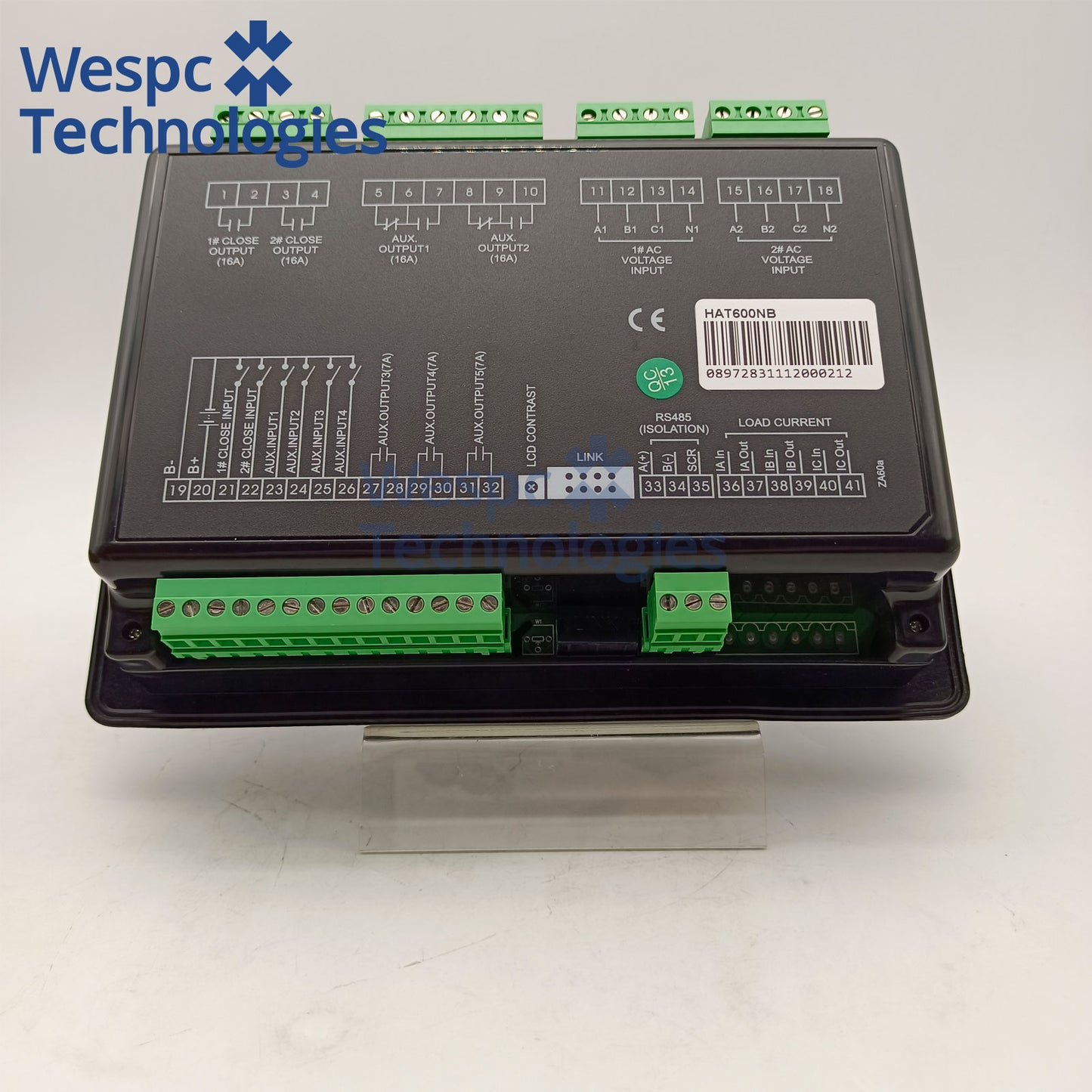 Original Genuine SmartGen HAT600NB Intelligent Dual Power Supply Module Generator ATS Controller