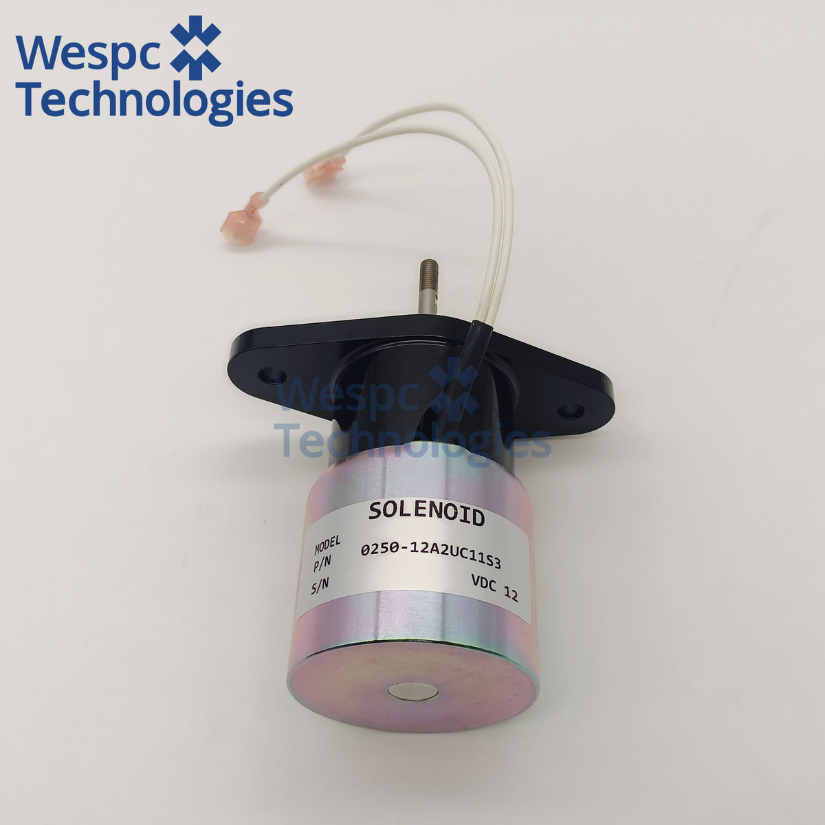 0250-12A2UC11S3 12V Fuel Shutoff Solenoid Cross 8250-1502 for Cummins C110D5 and Woodward Series Genset