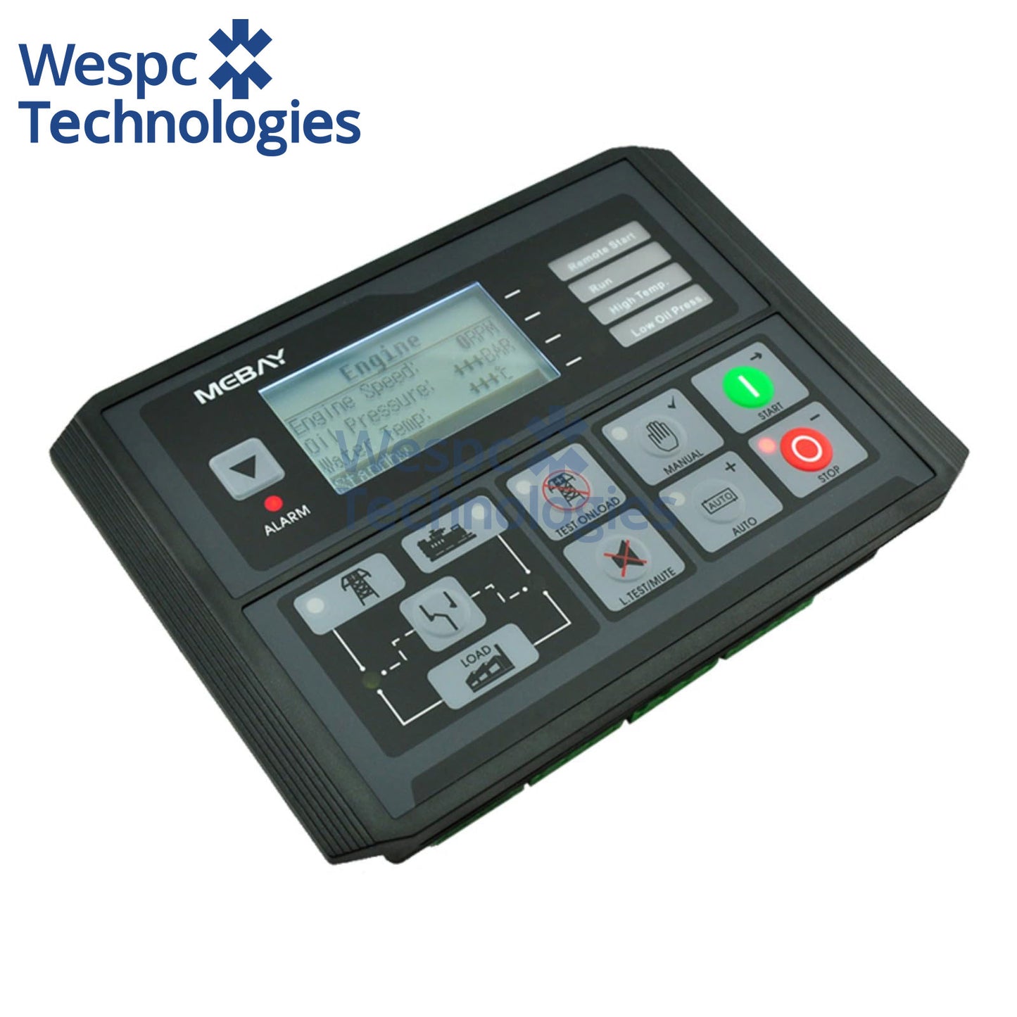 Original Mebay DC42DR-ABF MK3 AMF ATS Genset Controller ABF Remote Monitor IP54 LCDDiesel Generator Controller Module
