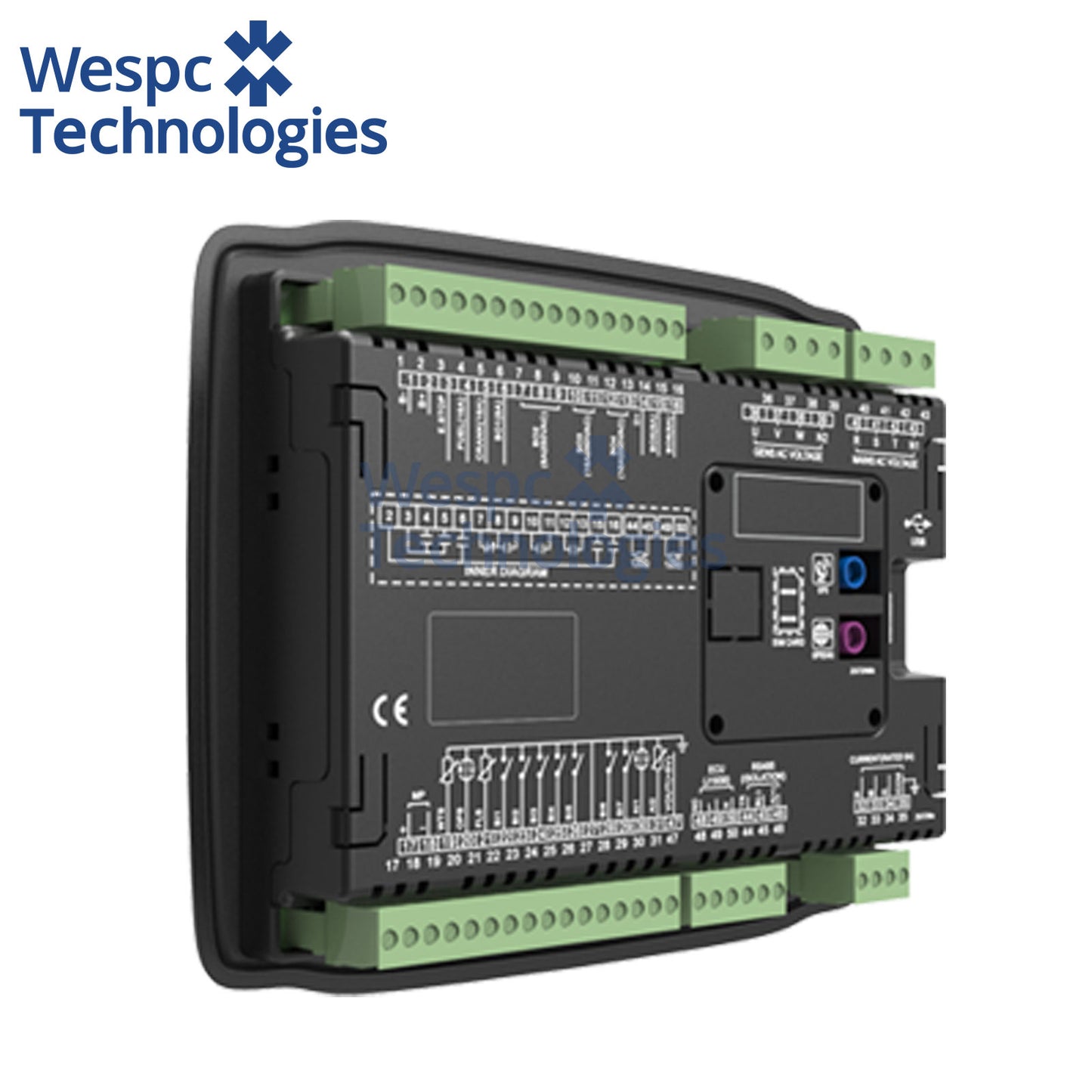 Original SmartGen HGM7220N AMF Auto Start Diesel Generator Controller Panel GPS Remote Generator