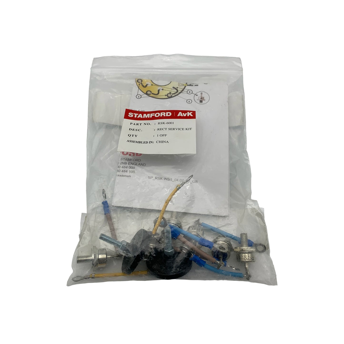 Original RSK6001 Stamford Diode Rectifier Kit Generator Rectifier Service Kit