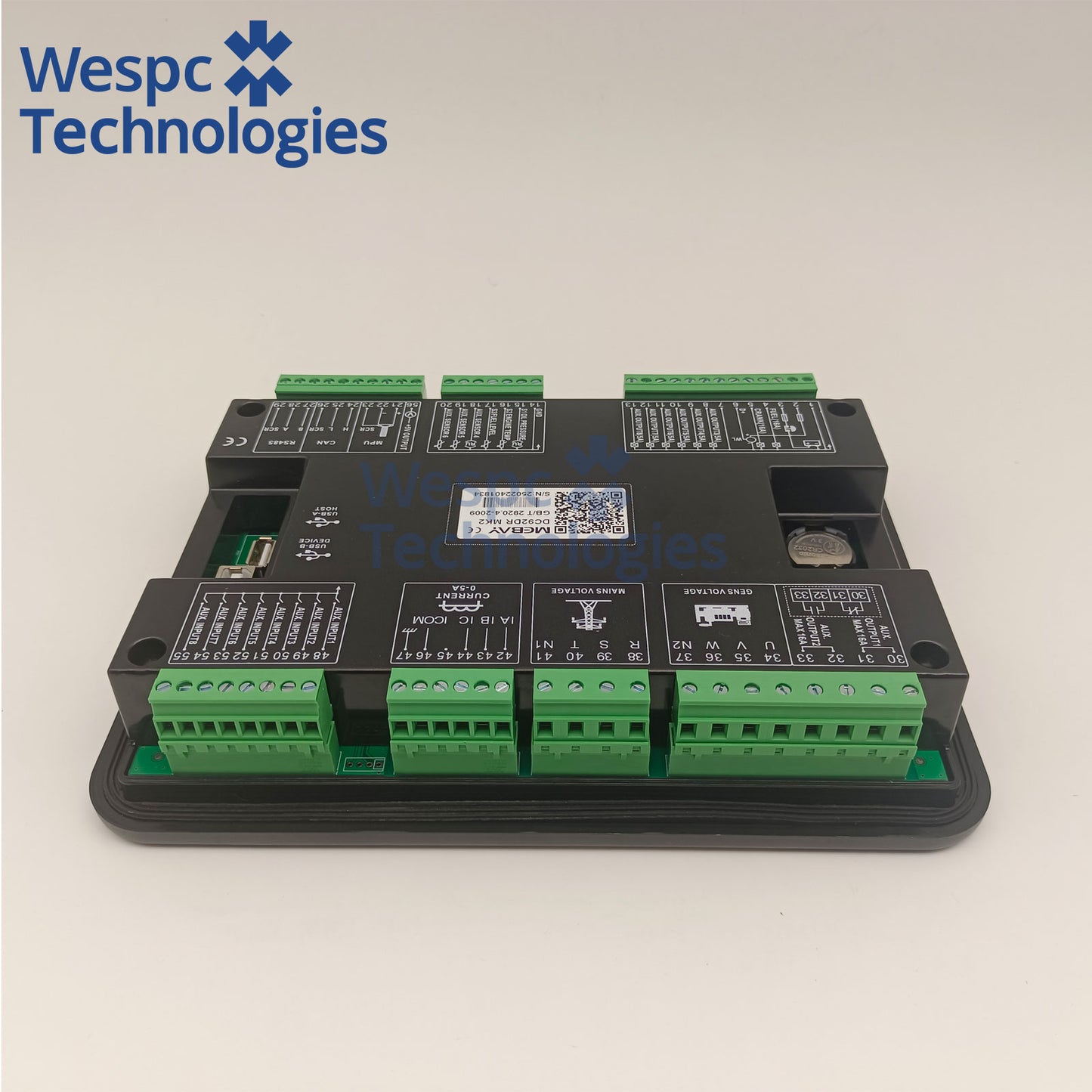 Original Mebay DC92DR replaced by DC92DR MKII Generator Controller RS485 CAN interface monitoring Control Board