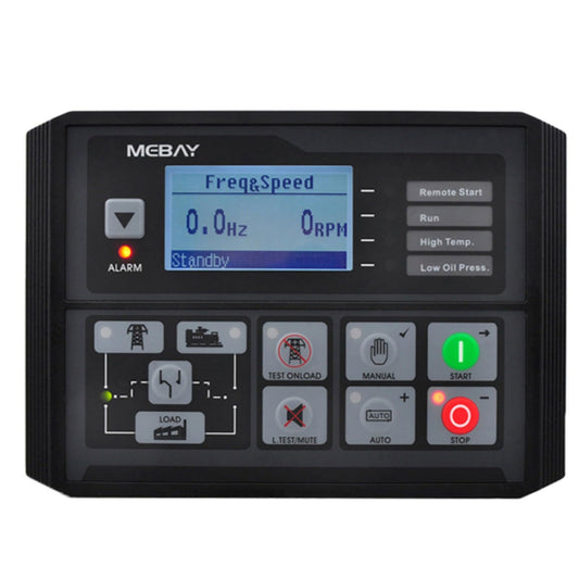 Original  Mebay DC42DR MK3 Generator Set Controller Replaced By DC42DR MK4 Genset Parameters Monitoring