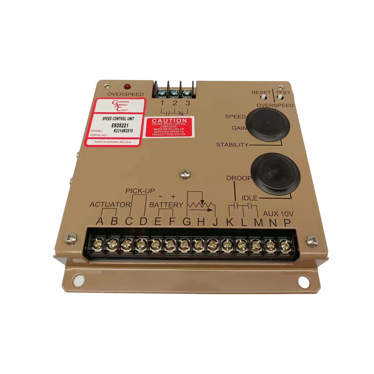 Original GAC ESD5221 Speed Control Unit  Diesel Engine original Speed Controller Governor