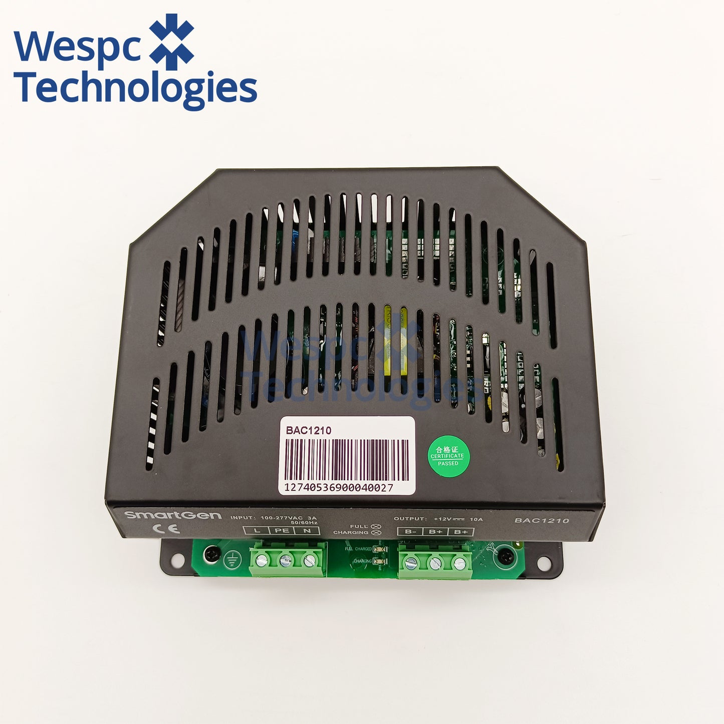 Original Smartgen BAC1210 Generator Floating Battery Charger BAC 1210 12V 10A For Diesel Generator ATS Cabinet Spare Parts
