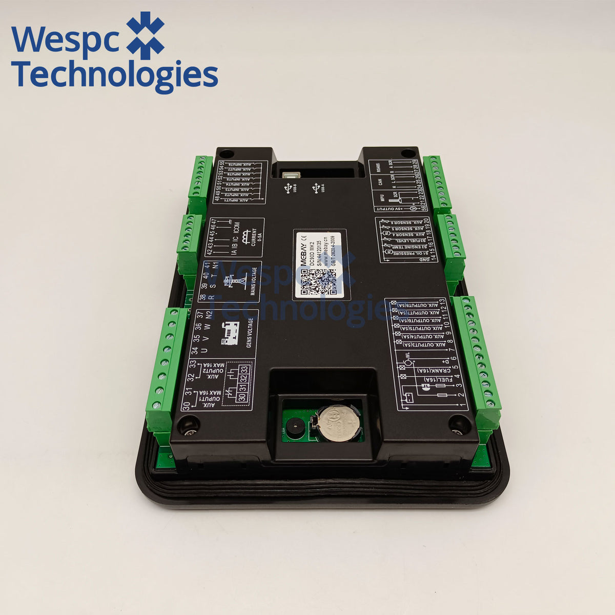 Original Mebay DC90D MK2 AMF Generator Controller 4.3" TFT LCD Auto Mains Failure Generator Control Panel